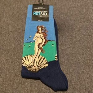*New* HotSox Famous Artists Series Men’s Crew Socks Shoe Size 6 - 12.5 Novelty